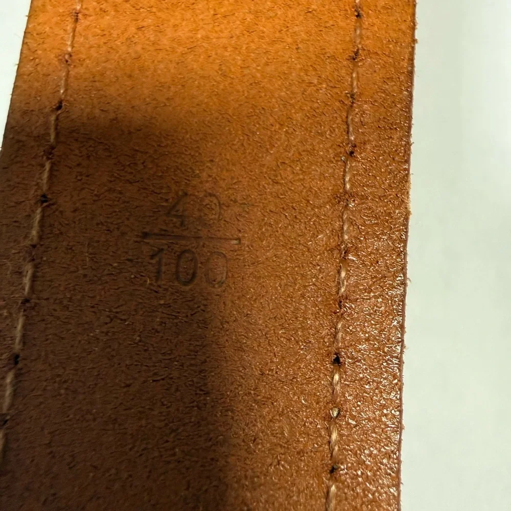 Ralph Lauren Brown Genuine Leather Belt, Size 38/40 Waist, Excellent Condition